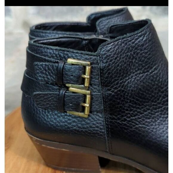 Sam Edelman Petal Black‎ Leather Bootie Size 6.5 - Picture 5 of 15